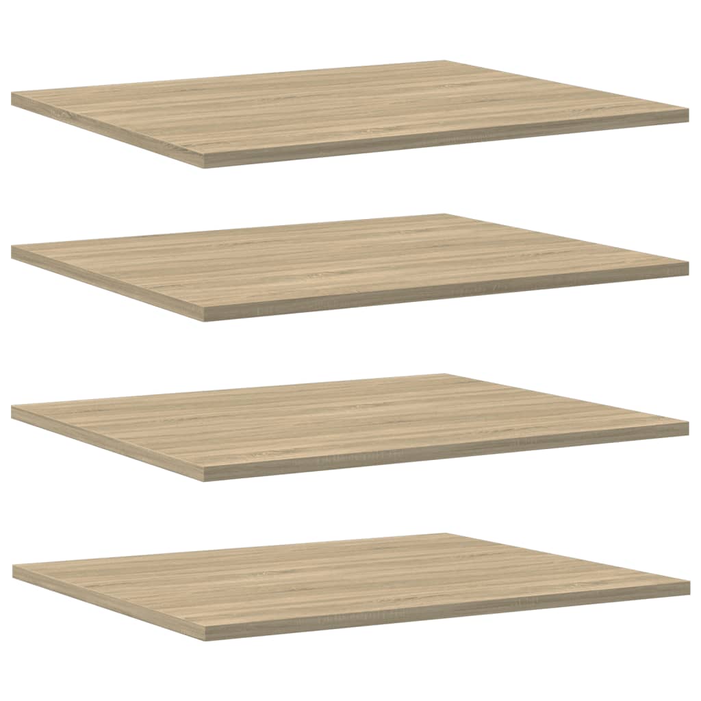 Panneau de bibliothèque 8pcs Chêne sonoma 60x50x1,5cm Aggloméré - XIOS