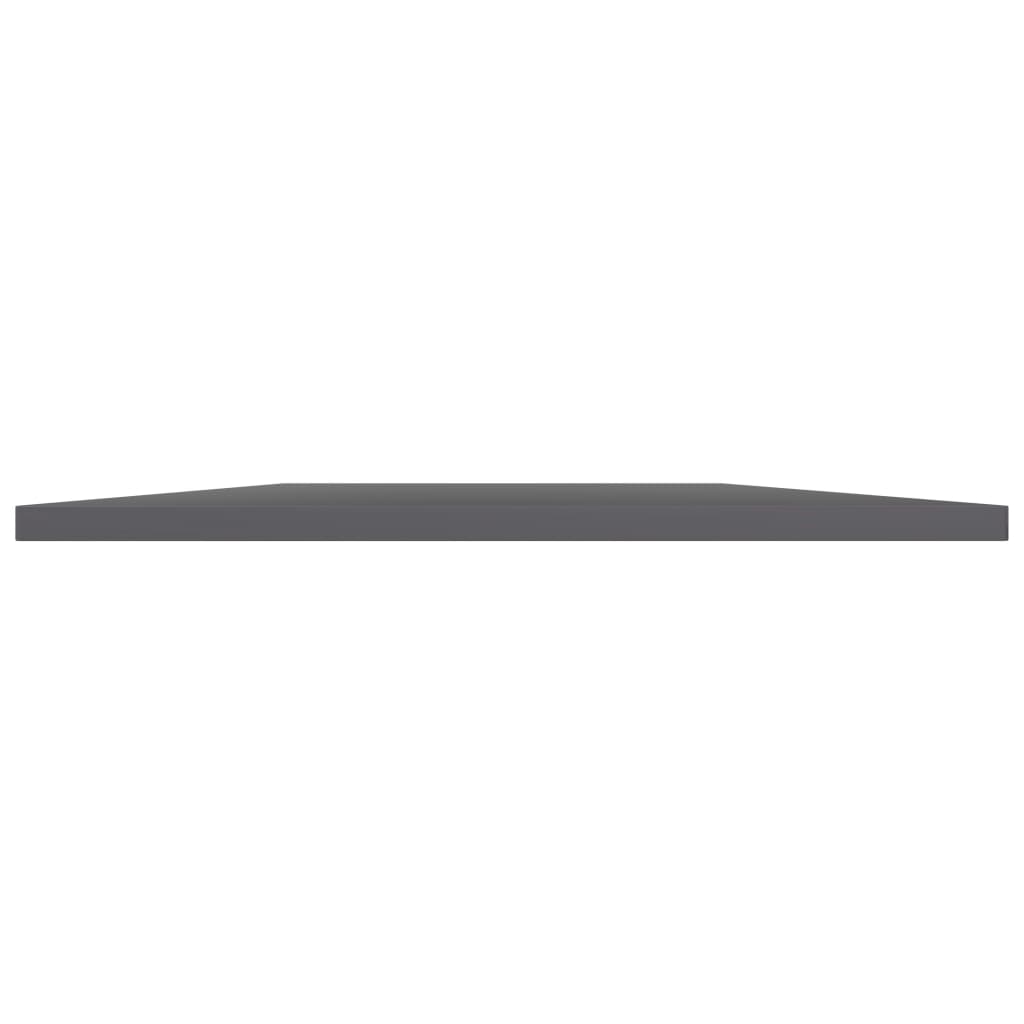 Panneaux de bibliothèque 8 pcs gris brillant bois d’ingénierie - XIOS