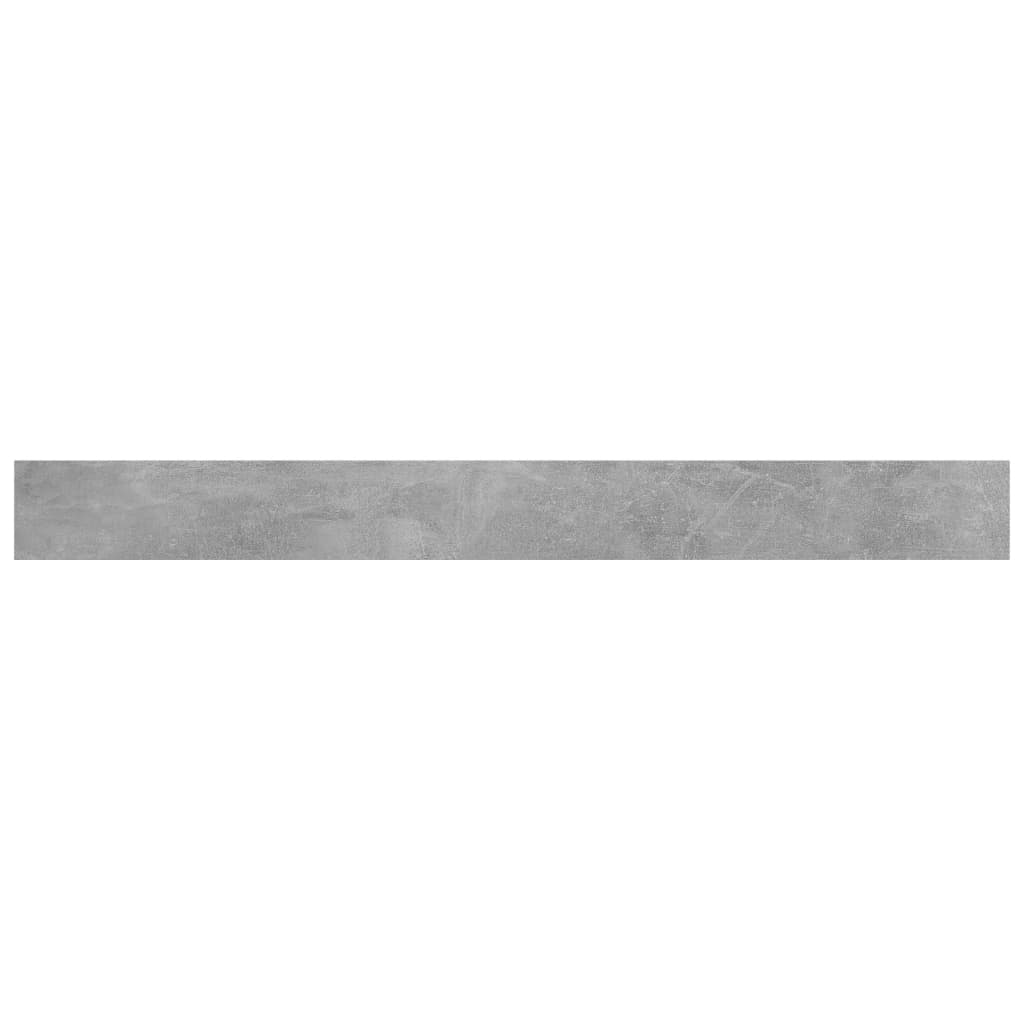 Panneaux de bibliothèque 4 pcs gris béton bois d’ingénierie - XIOS