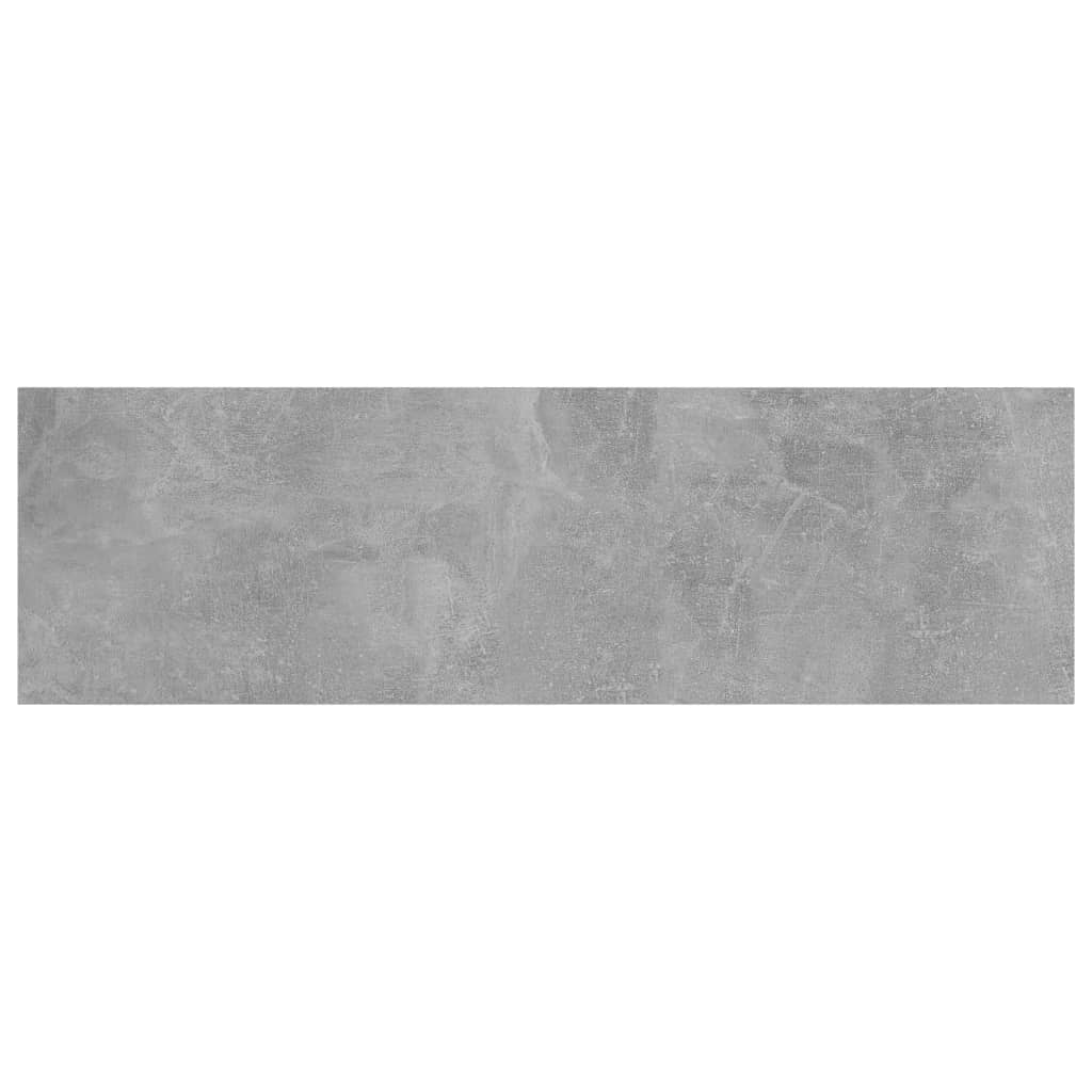 Panneaux de bibliothèque 8pcs Gris béton 100x30x1,5cm Aggloméré