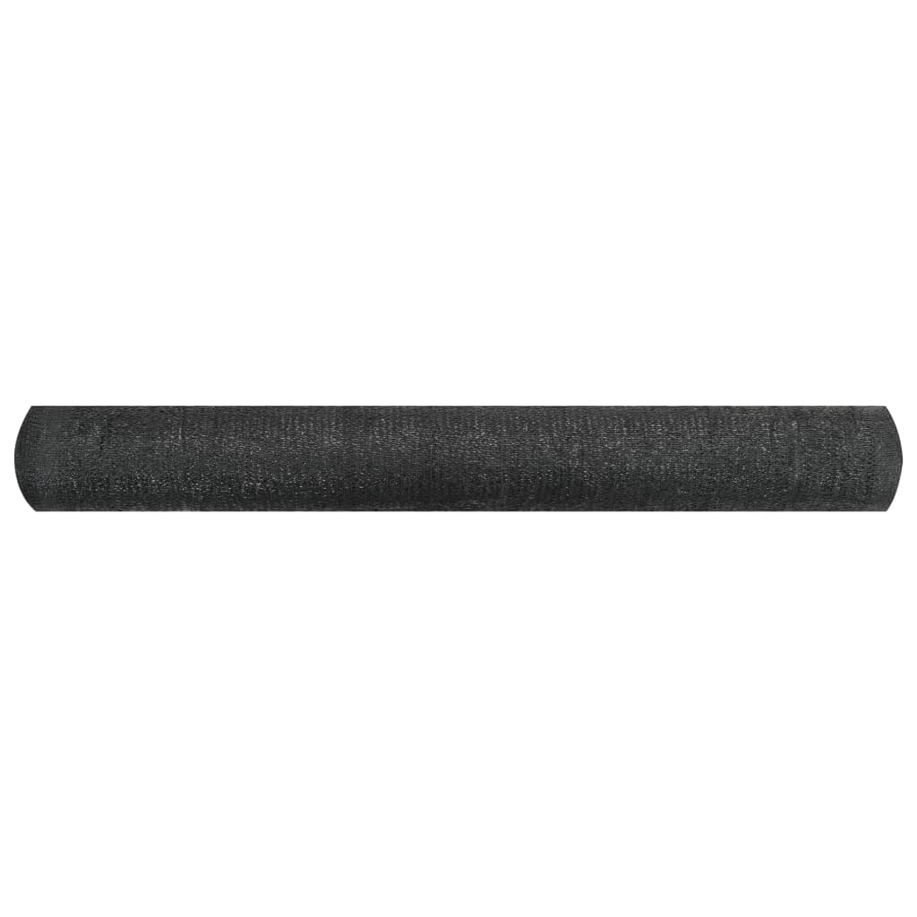 Filet brise-vue Noir 1,8x10 m PEHD 150 g/m² Parasols & voiles d'ombrage vidaXL