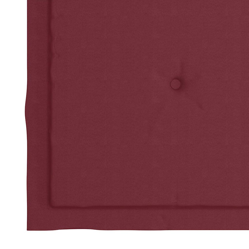Ensemble à manger d'extérieur pliable avec coussin 3 pcs Teck