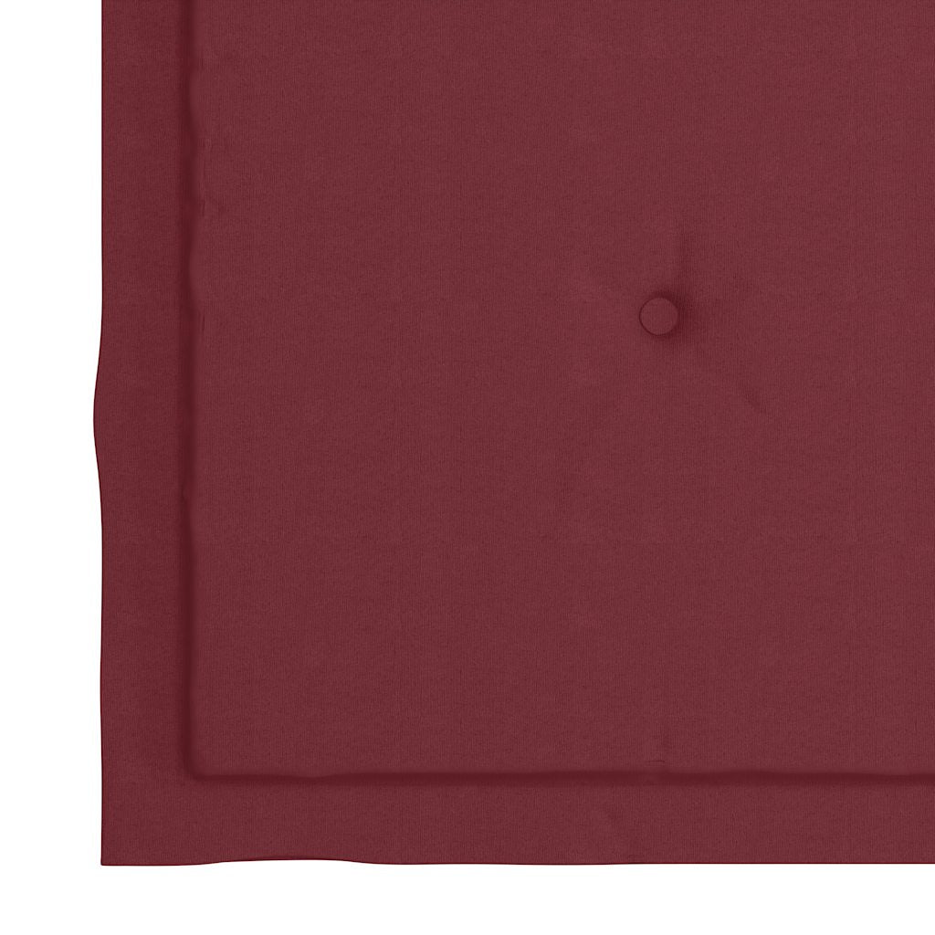 Ensemble à manger d'extérieur pliable avec coussin 3 pcs Teck