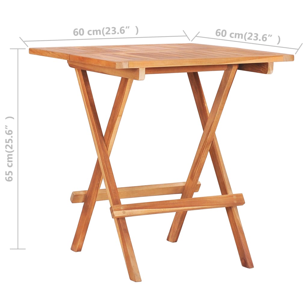 Ensemble de bistro 3 pcs avec coussins vert Bois de teck massif
