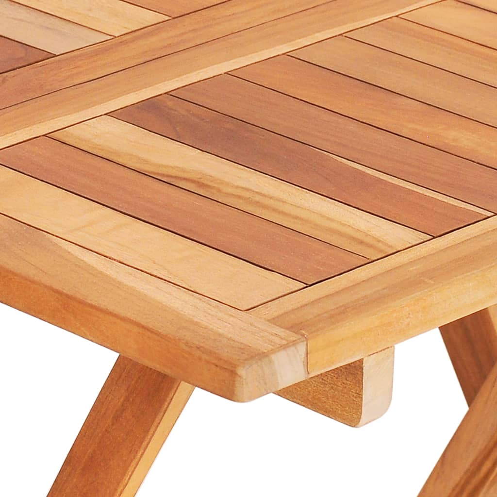 Ensemble de bistro 3 pcs avec coussins noir Bois de teck massif