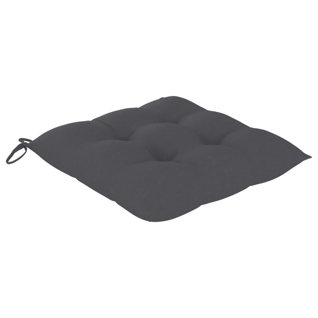 Ensemble à manger d'extérieur pliable 5pcs avec coussins Bambou
