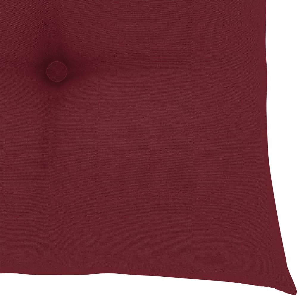 Ensemble à manger d'extérieur pliable 5pcs avec coussins Bambou