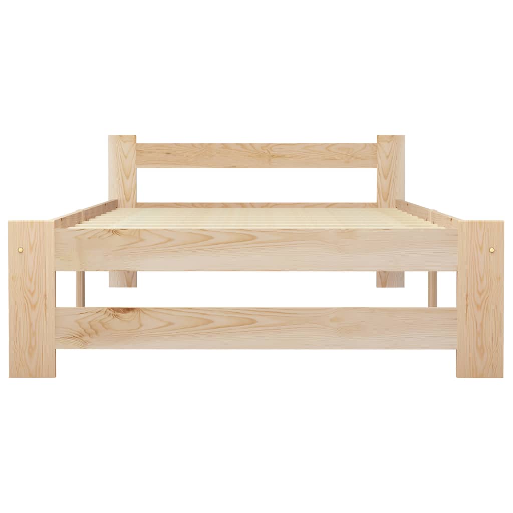 Cadre de lit sans matelas bois massif de pin 100x200 cm - XIOS
