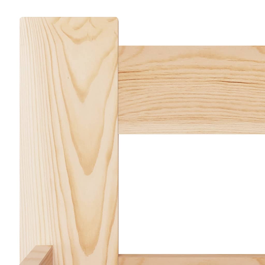 Cadre de lit sans matelas bois de pin massif 120x200 cm - XIOS
