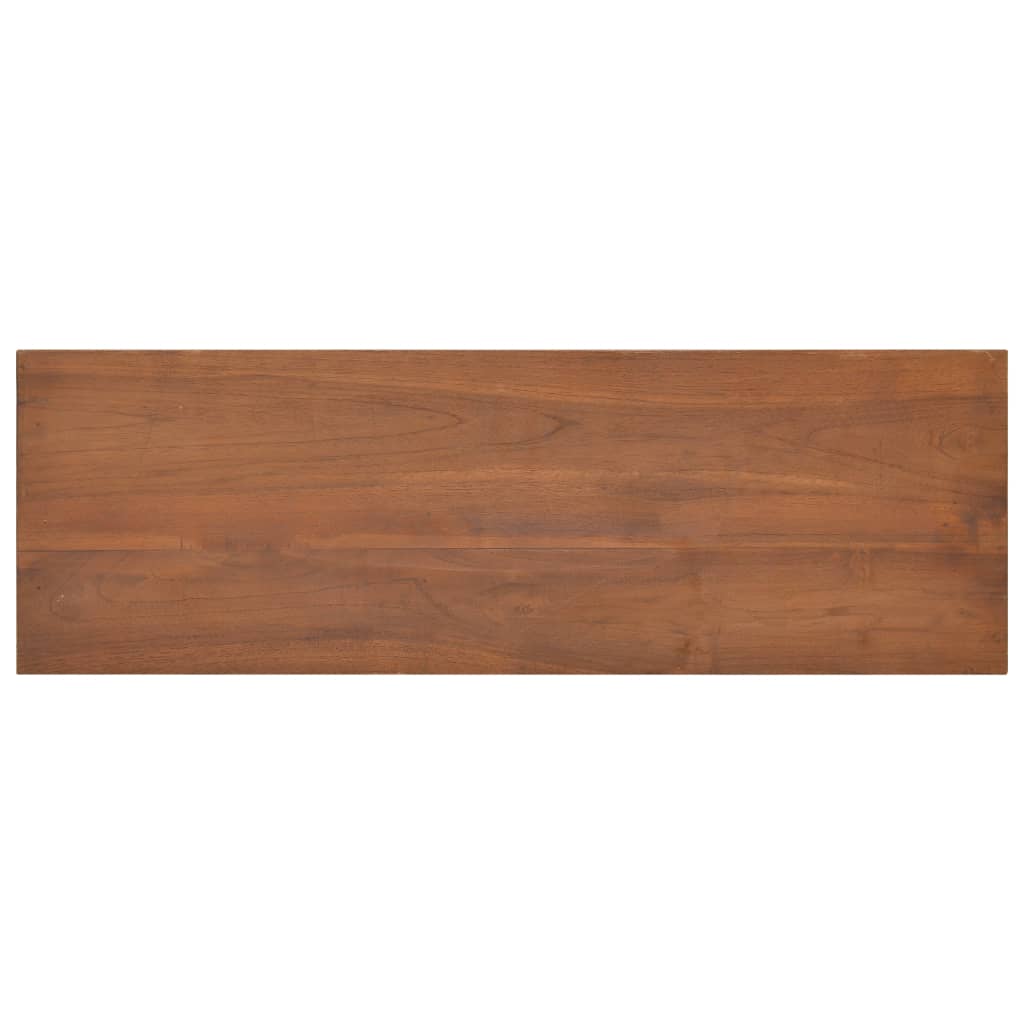 Meuble TV 90x30x40 cm Bois de teck massif - XIOS