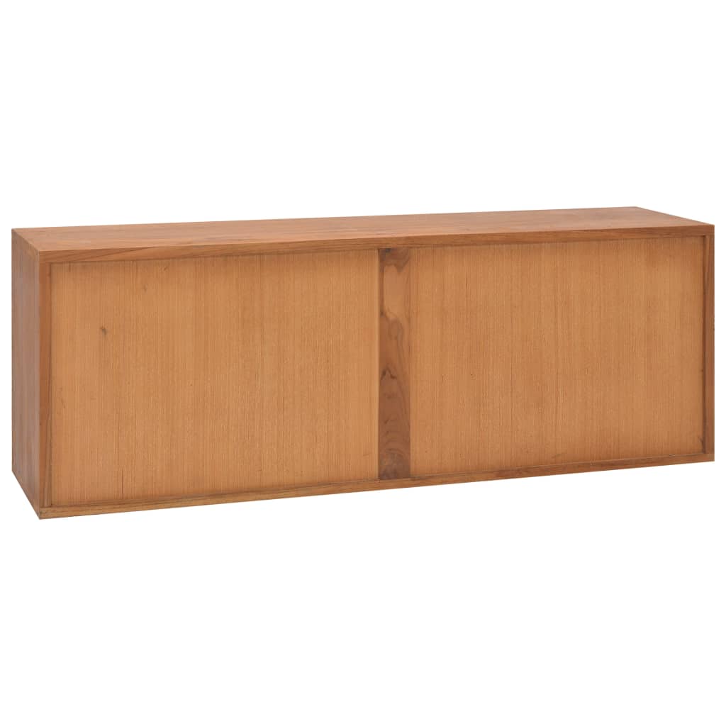 Meuble TV 110x30x40 cm Bois de teck massif - XIOS