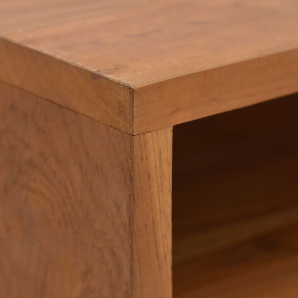 Meuble TV 110x30x40 cm Bois de teck massif - XIOS