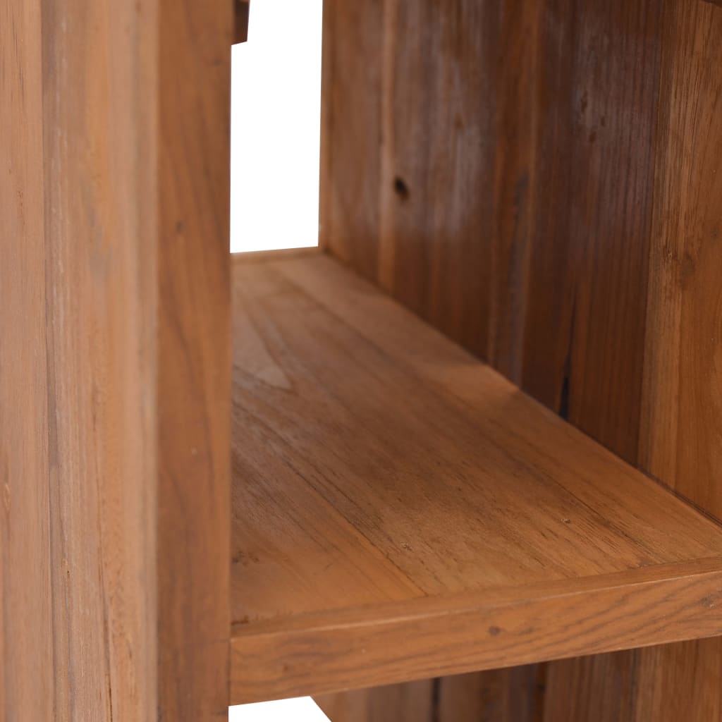 Table de chevet 20x35x50 cm Bois de teck solide - XIOS