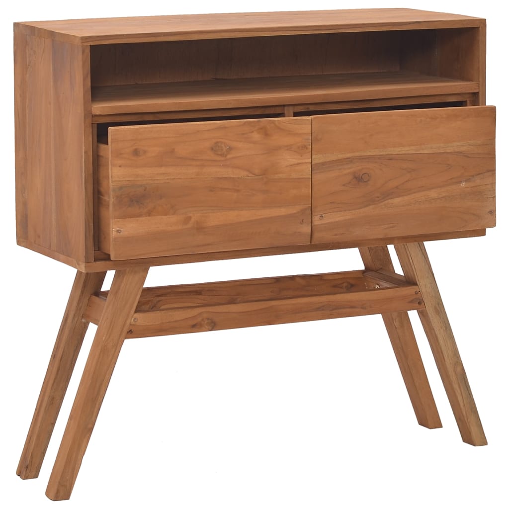 Table console 80x30x80 cm Bois de teck solide - XIOS