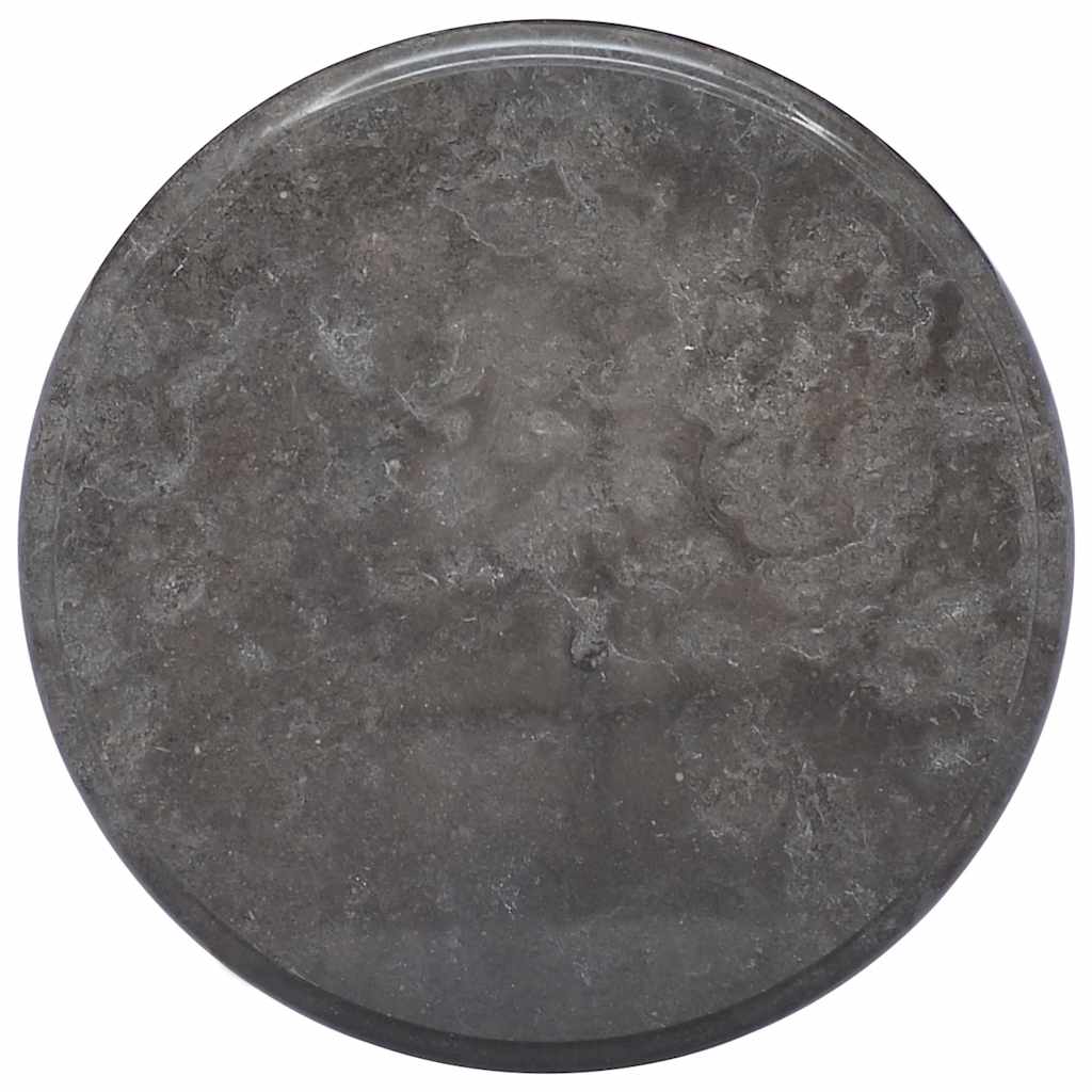 Dessus de table Noir Ø40x2,5 cm Marbre - XIOS
