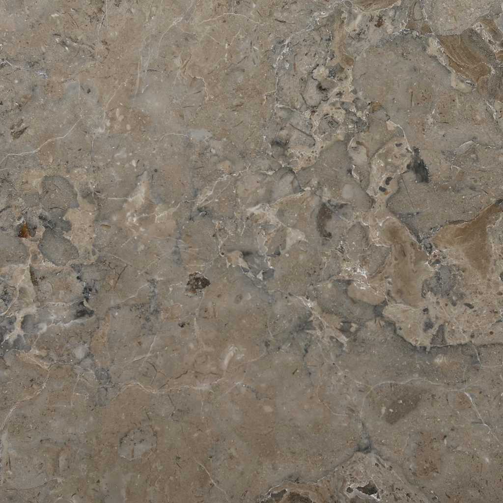 Dessus de table Gris Ø40x2,5 cm Marbre - XIOS