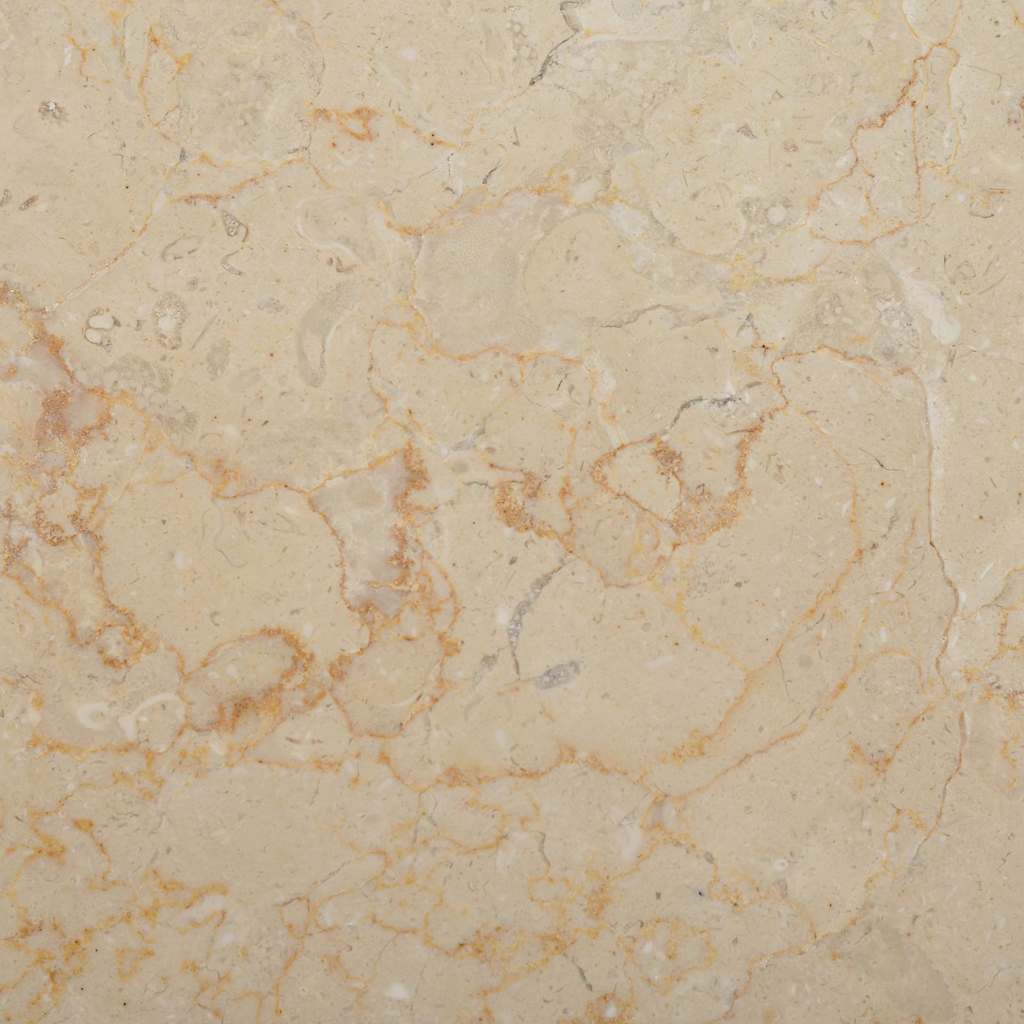 Dessus de table Crème Ø50x2,5 cm Marbre - XIOS