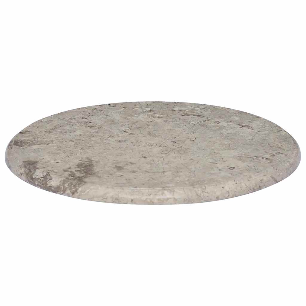 Dessus de table Gris Ø50x2,5 cm Marbre - XIOS