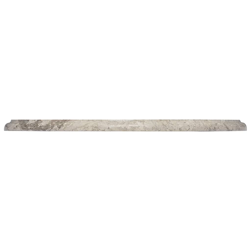 Dessus de table Gris Ø50x2,5 cm Marbre - XIOS