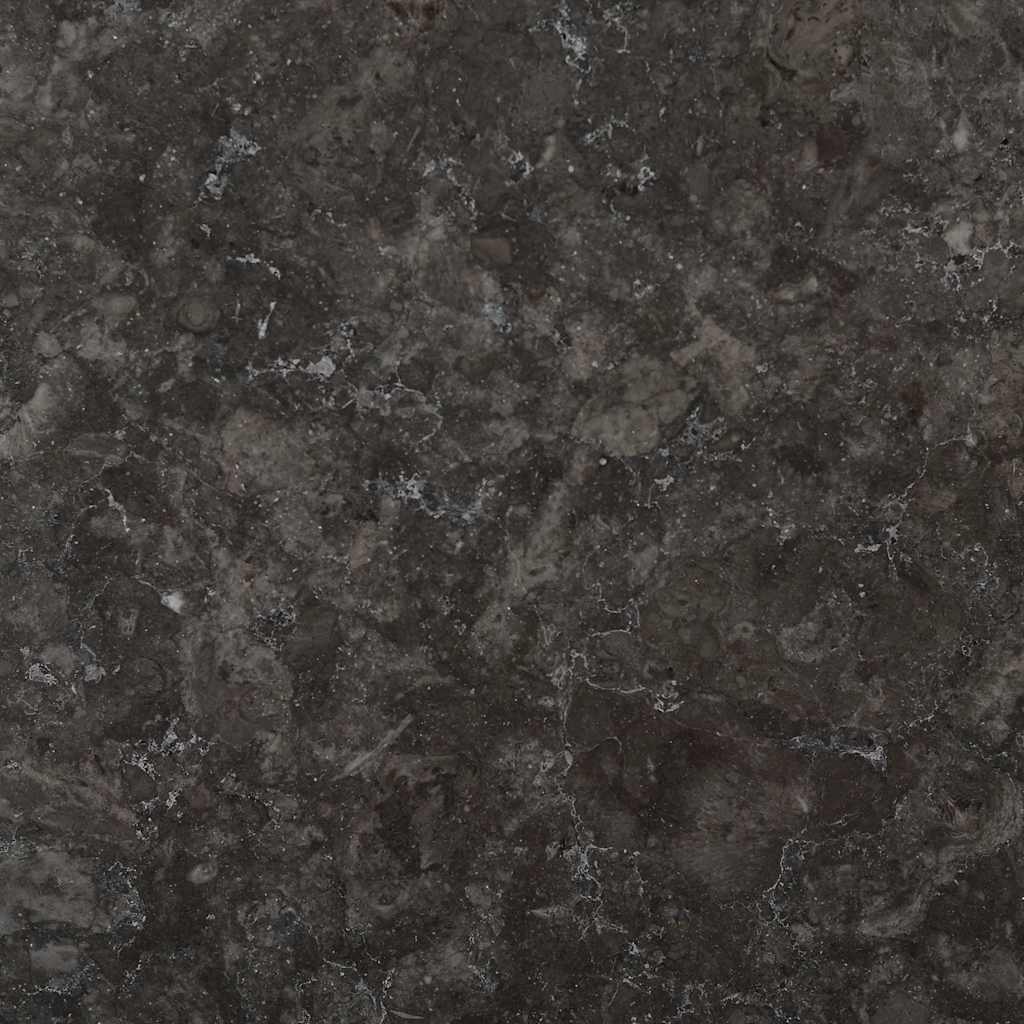 Dessus de table Noir Ø60x2,5 cm Marbre - XIOS