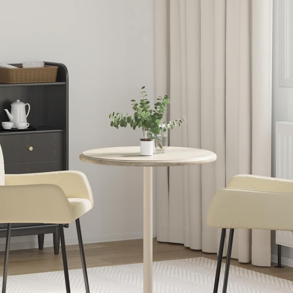 Dessus de table Gris Ø60x2,5 cm Marbre - XIOS