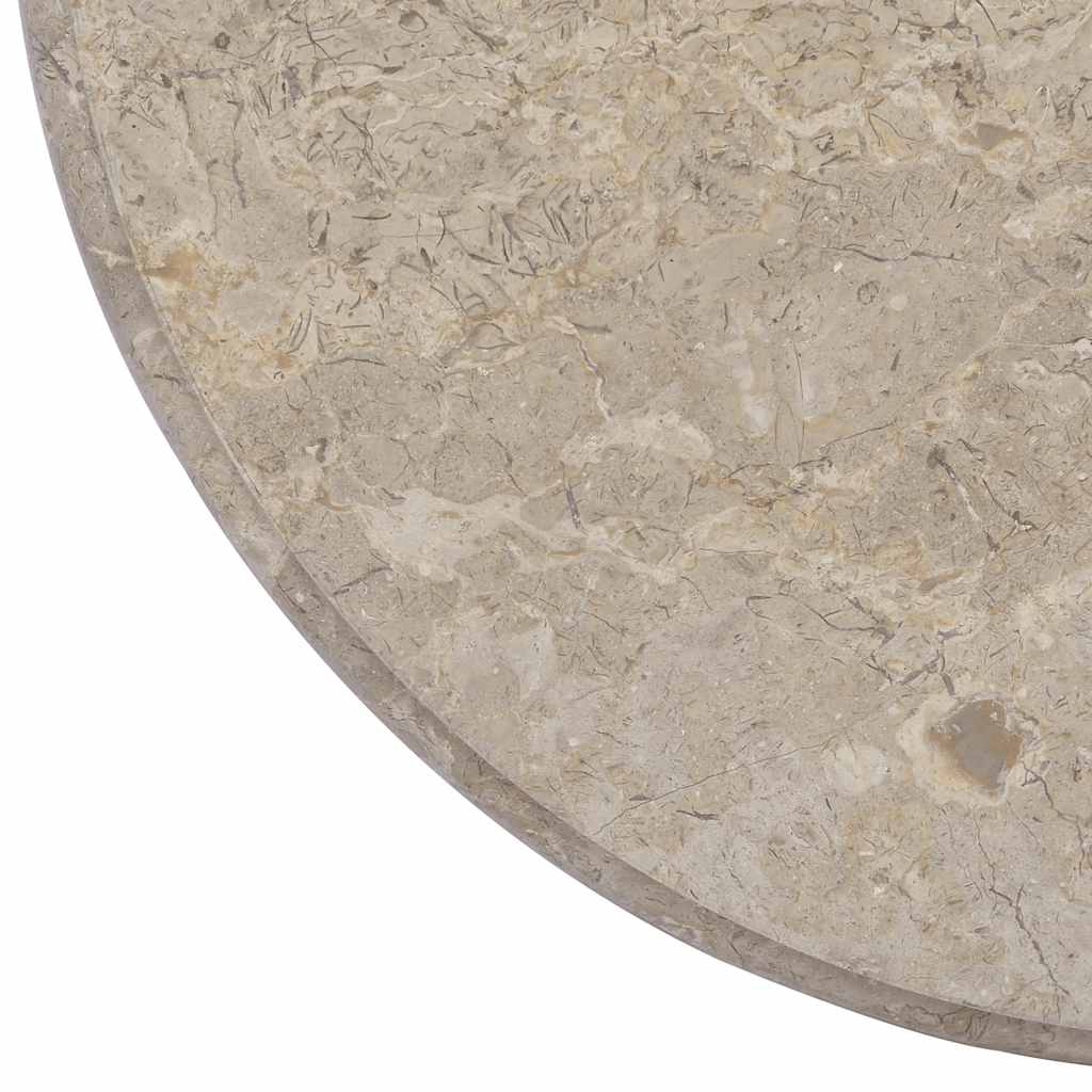 Dessus de table Gris Ø60x2,5 cm Marbre - XIOS