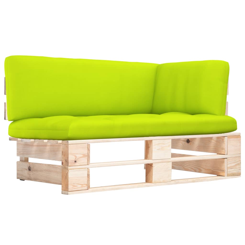Canapé d'angle palette de jardin bois de pin imprégné Éléments pour canapés modulables de jardin vidaXL