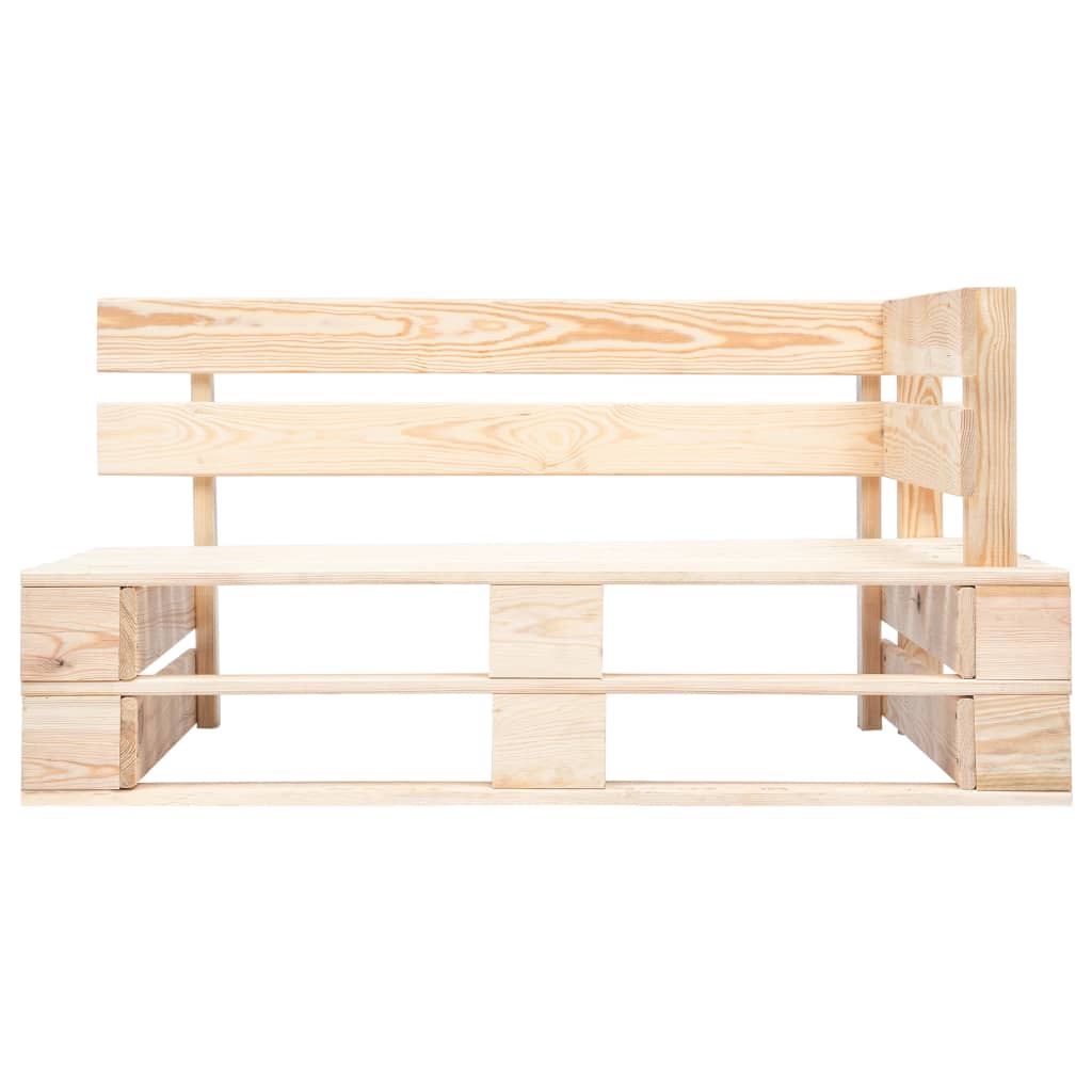 Canapé d'angle palette de jardin bois de pin imprégné Éléments pour canapés modulables de jardin vidaXL