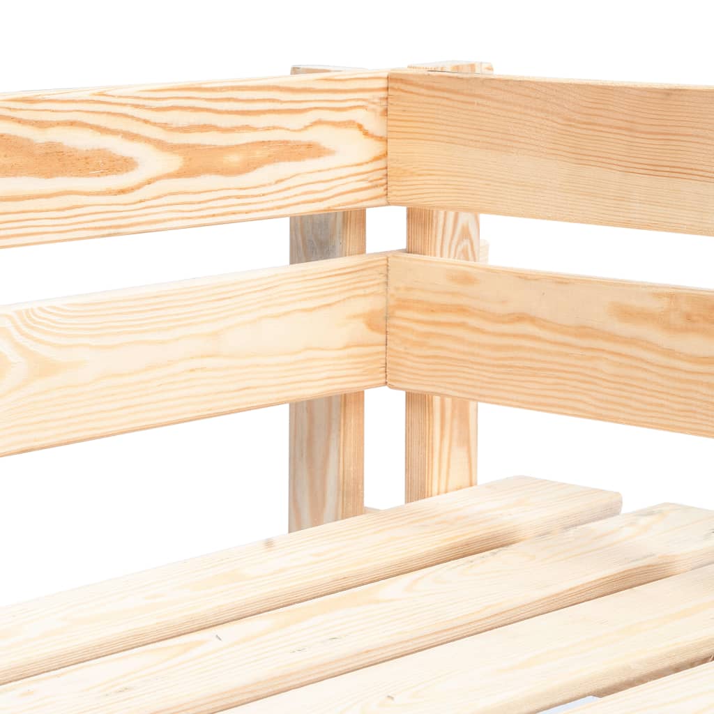 Canapé d'angle palette de jardin bois de pin imprégné Éléments pour canapés modulables de jardin vidaXL