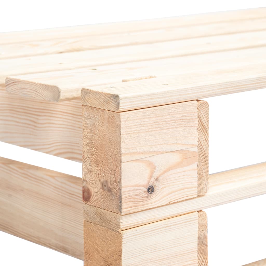 Canapé d'angle palette de jardin bois de pin imprégné Éléments pour canapés modulables de jardin vidaXL