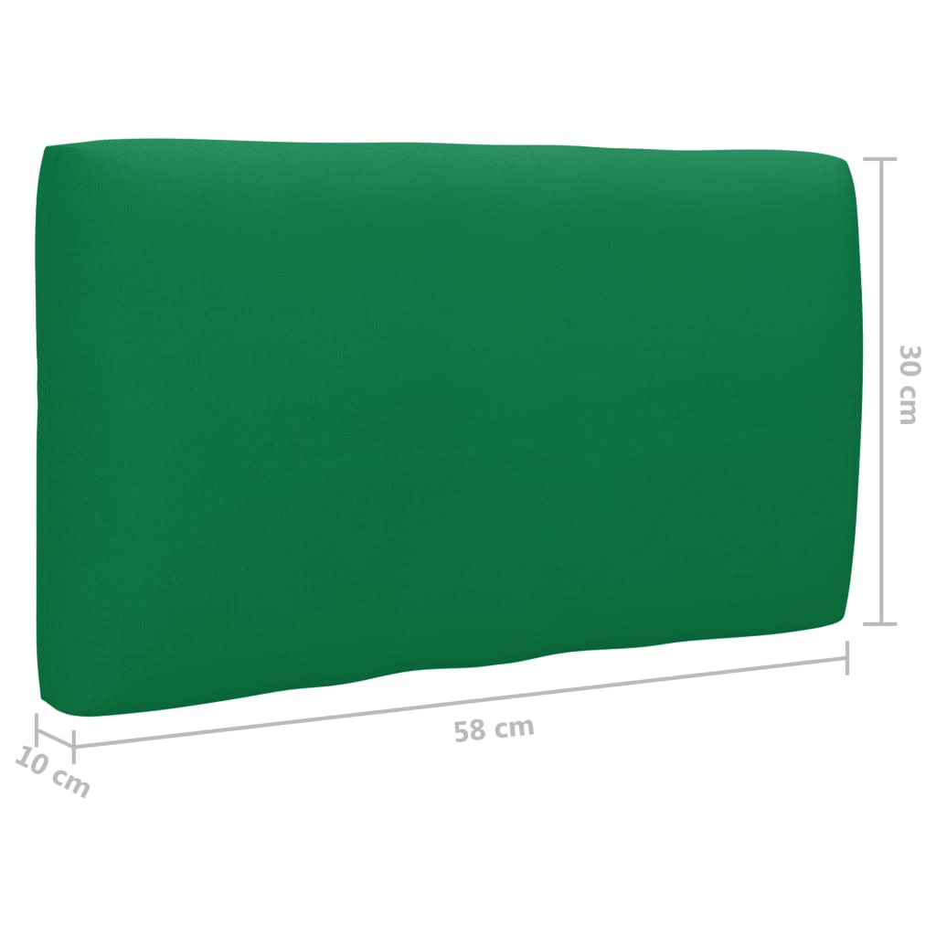 Salon de jardin palette 4pcs avec coussins Bois de pin imprégné