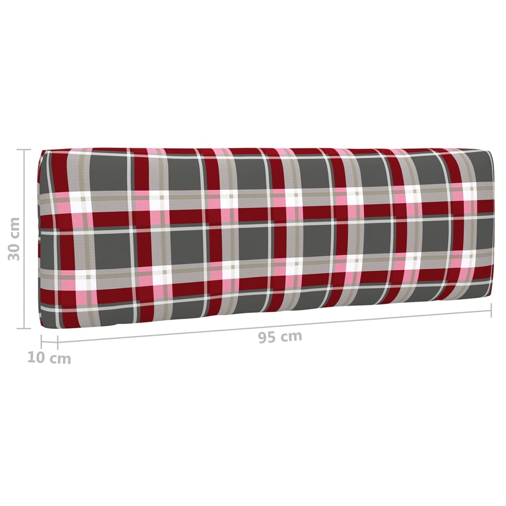 Salon de jardin palette 4pcs avec coussins Bois de pin imprégné