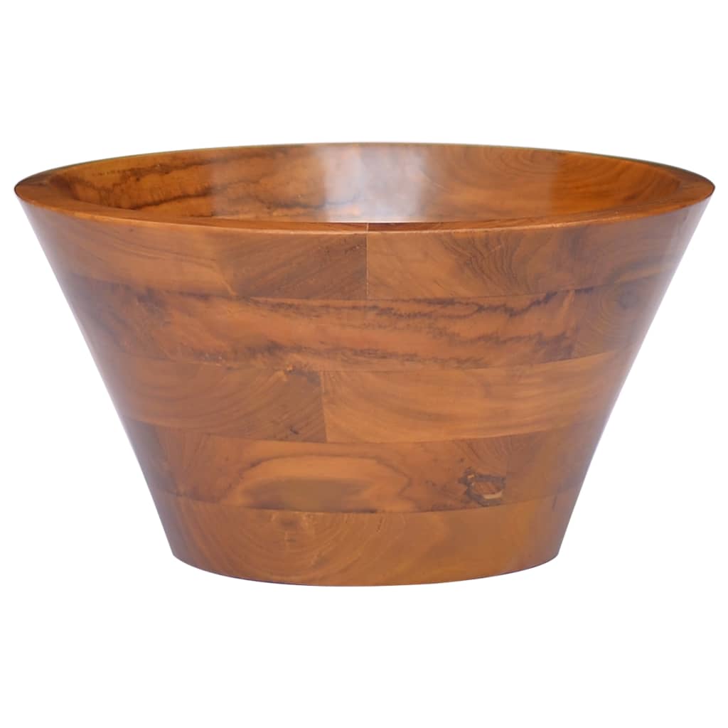 Lavabo Bois de teck massif Φ40x20 cm Lavabos vidaXL