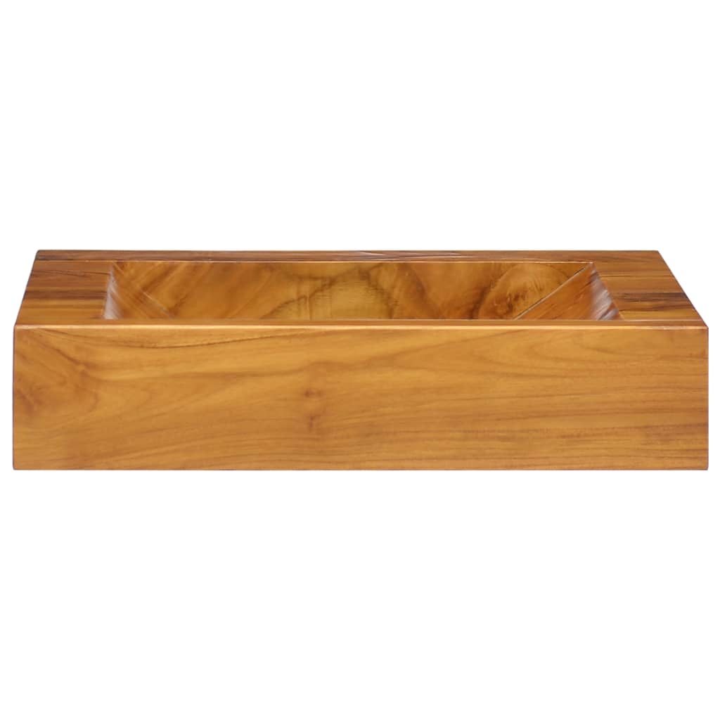 Lavabo Bois de teck massif 50x35x10 cm Lavabos vidaXL