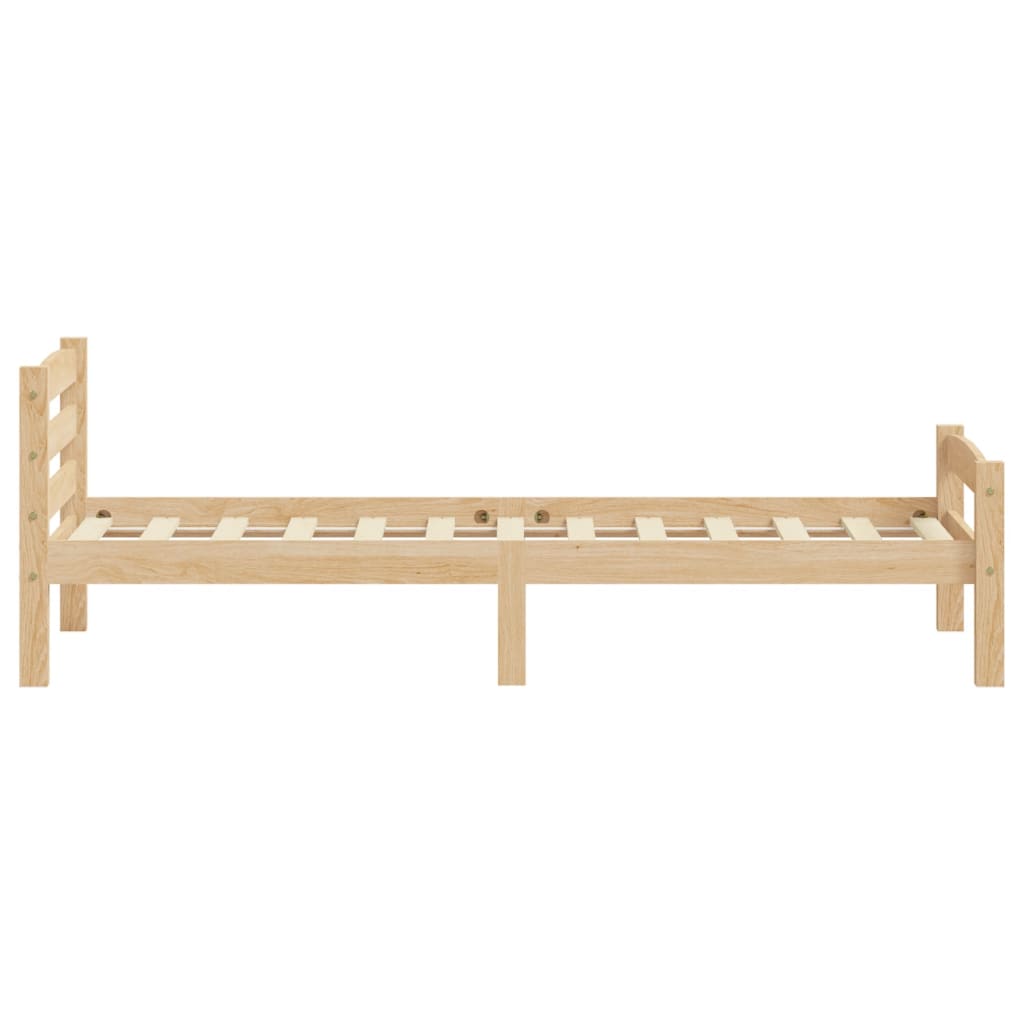 Cadre de lit sans matelas bois massif de pin 100x200 cm - XIOS