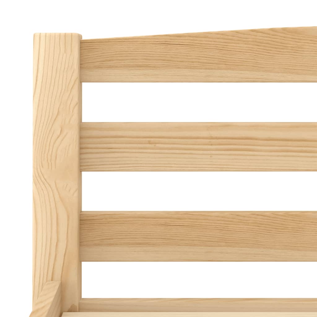Cadre de lit sans matelas bois massif de pin 100x200 cm - XIOS
