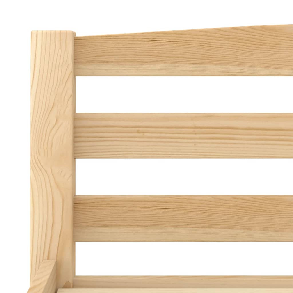 Cadre de lit sans matelas bois de pin massif 120x200 cm - XIOS