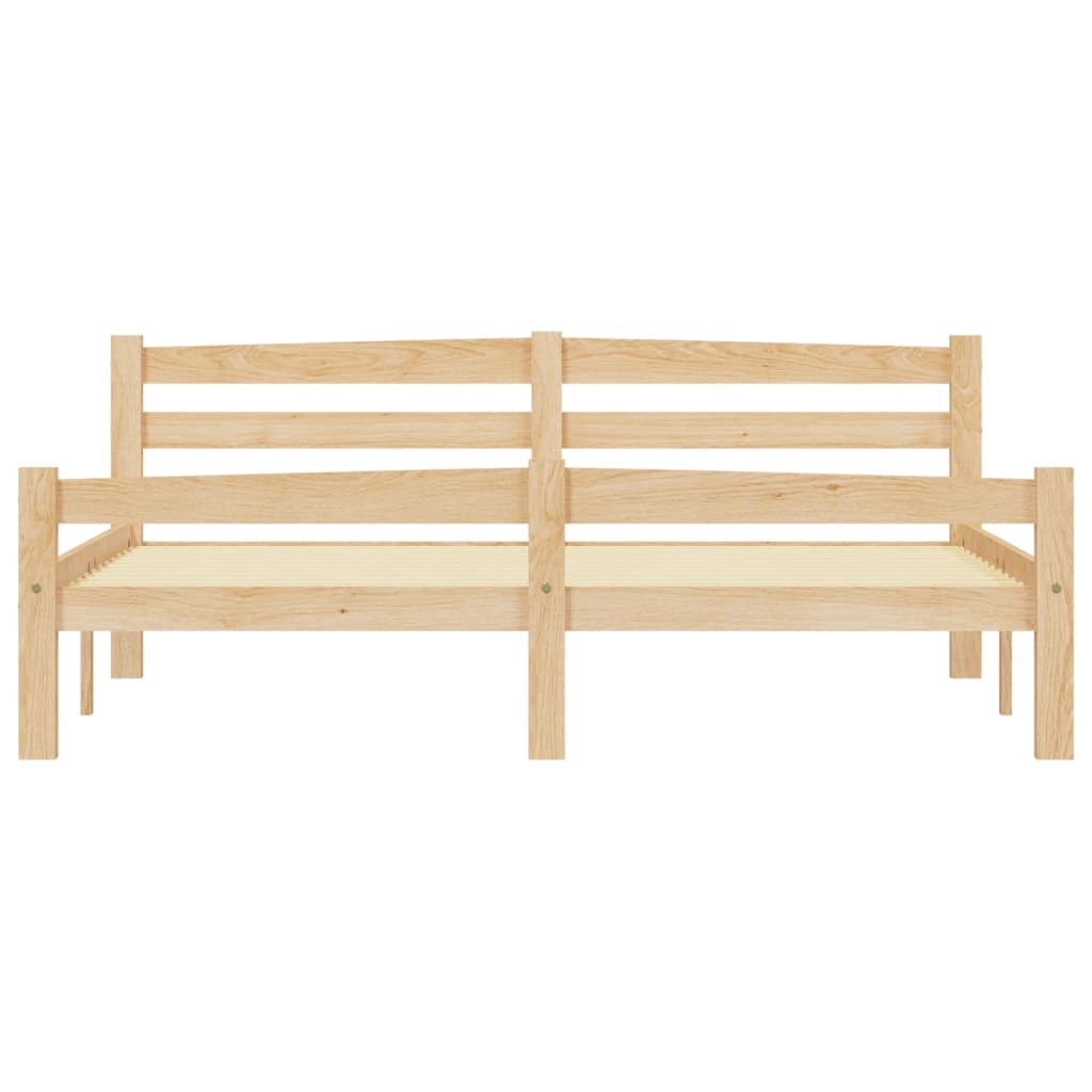Cadre de lit sans matelas bois massif de pin 160x200 cm - XIOS