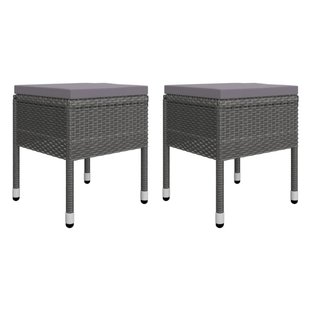 Ensemble à manger de jardin 5 pcs Gris