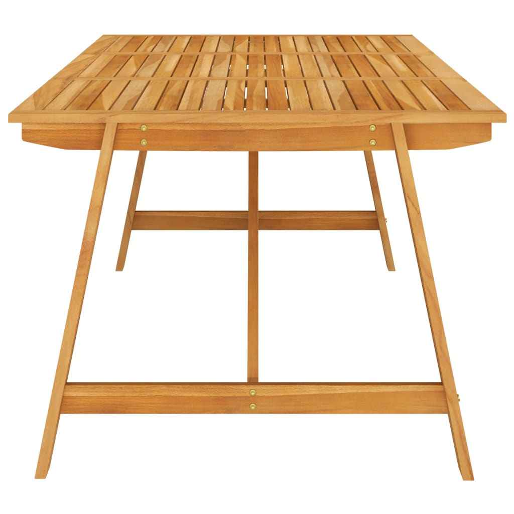 Ensemble à manger de jardin 7 pcs Marron