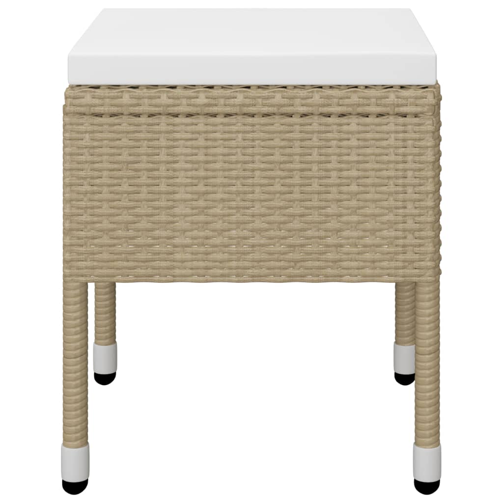 Ensemble à manger de jardin 5 pcs Beige