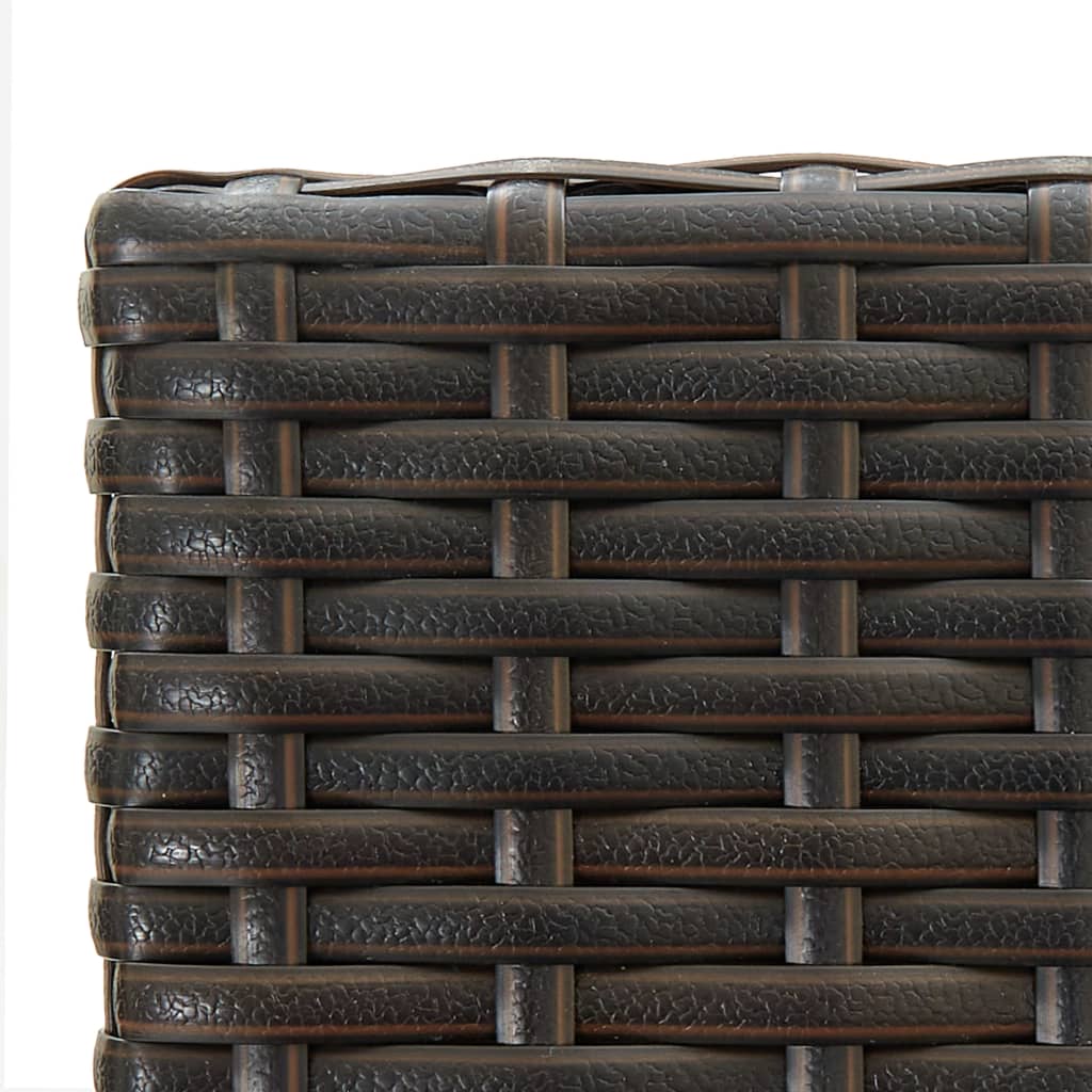 Ensemble de bar de jardin 9 pcs Marron