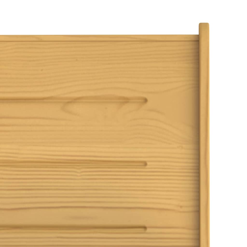 Banc d'angle REINE 151 cm marron miel bois de pin solide - XIOS