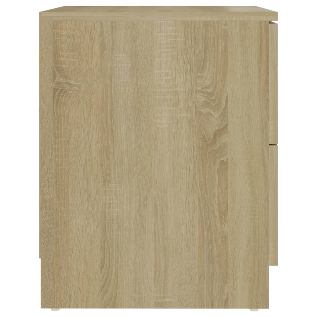 Table de chevet chêne sonoma 40x40x50 cm bois d’ingénierie - XIOS