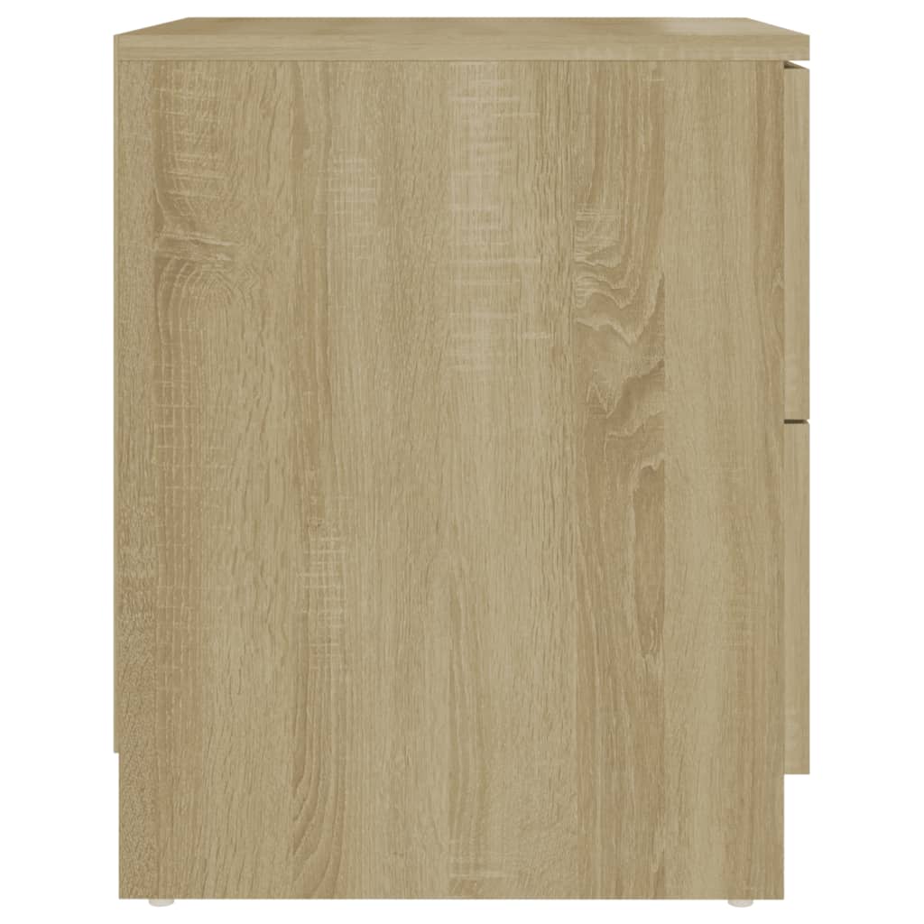Tables de chevet 2 pcs chêne sonoma 40x40x50 cm bois ingénierie - XIOS