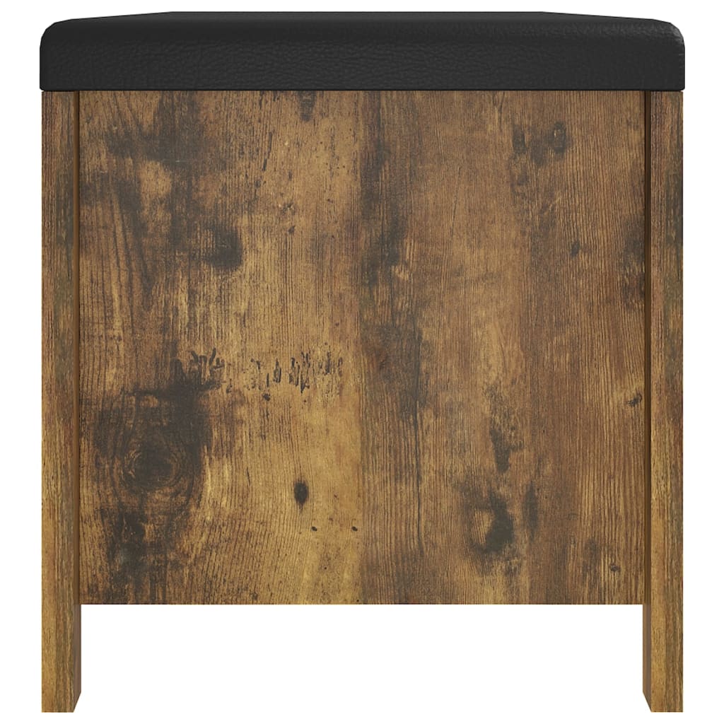 Boîte de rangement et coussin Chêne fumé 105x40x45 cm Aggloméré - XIOS