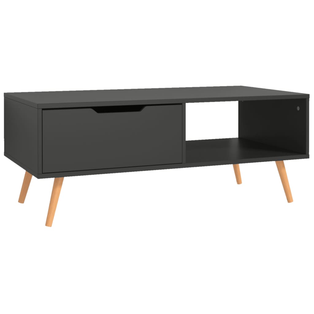 Table basse Gris 100x49,5x43 cm Bois d'ingénierie - XIOS