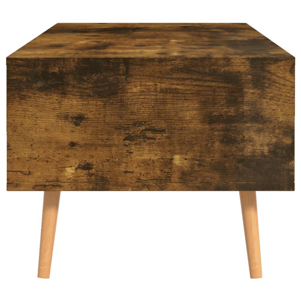 Table basse Chêne fumé 100x49,5x43 cm Bois d'ingénierie - XIOS