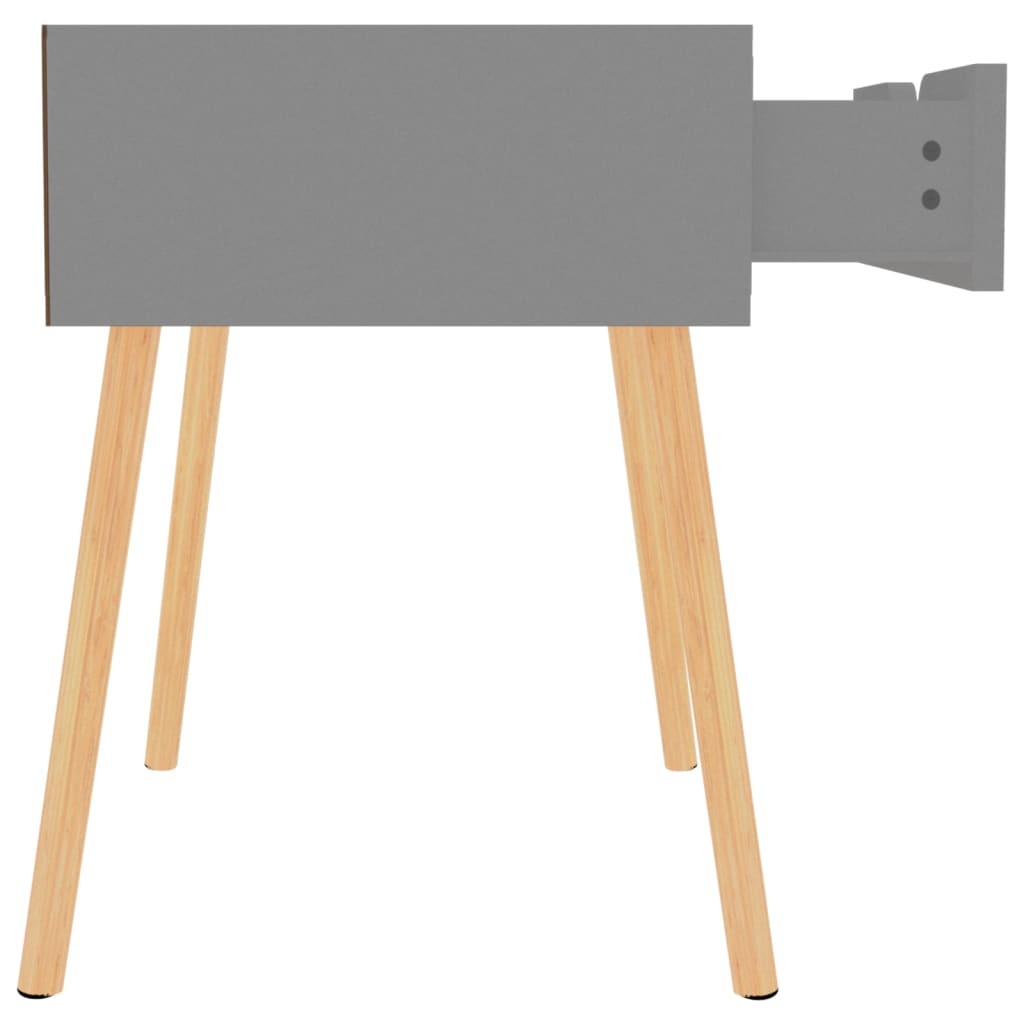 Tables de chevet 2 pcs Gris 40x40x56 cm Bois d'ingénierie - XIOS
