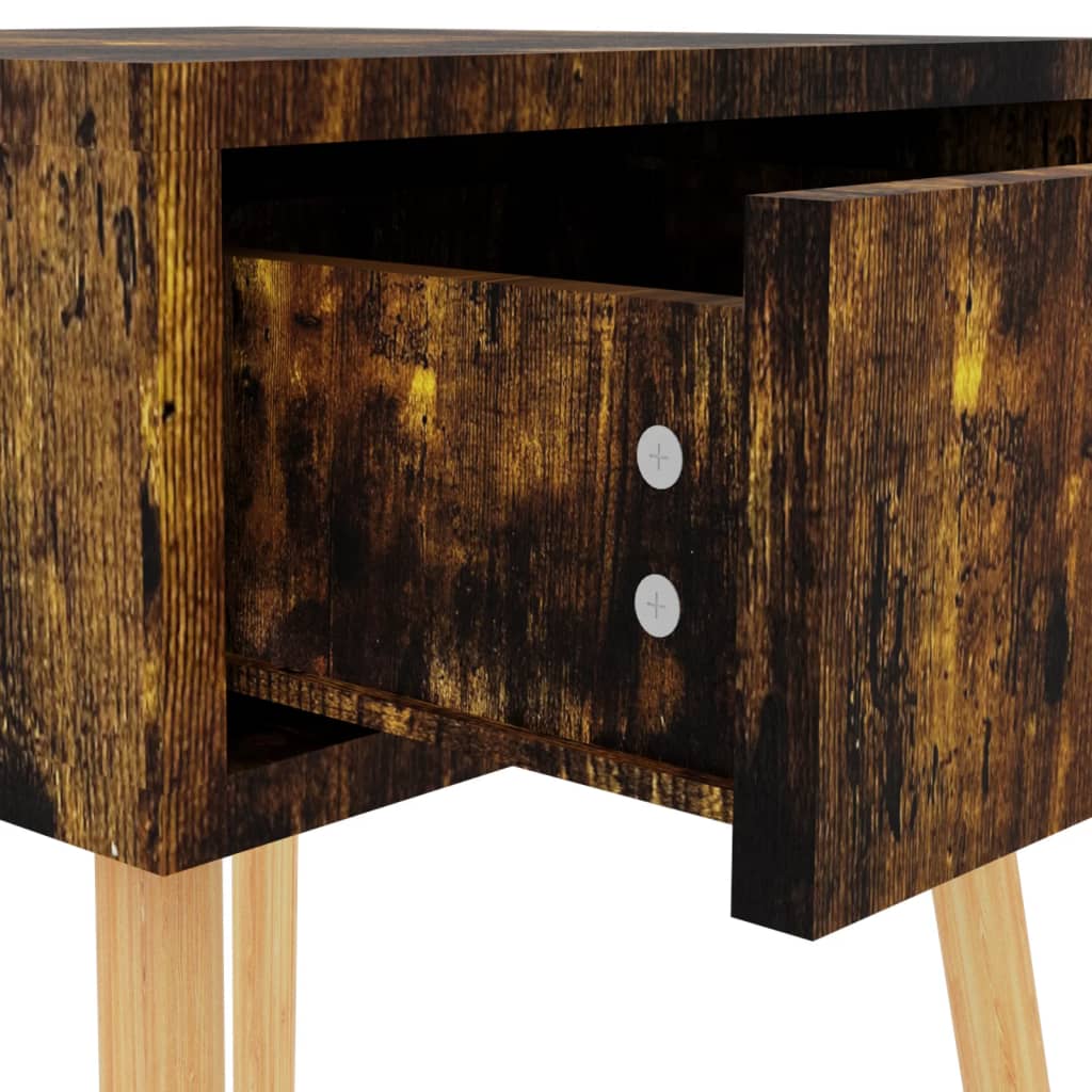Tables de chevet 2 pcs Chêne fumé 40x40x56 cm Bois d'ingénierie - XIOS